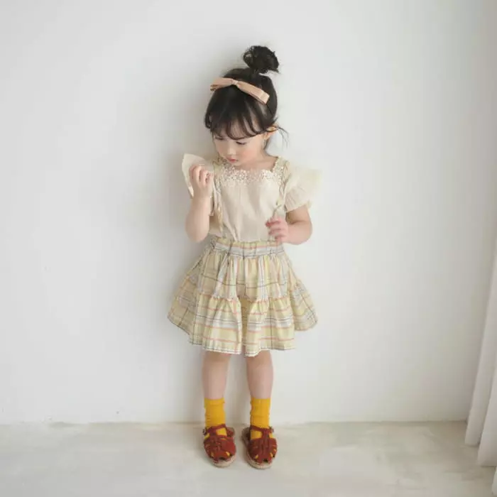 Momo Ann - Korean Children Fashion - #magicofchildhood - Natural Blouse - 3