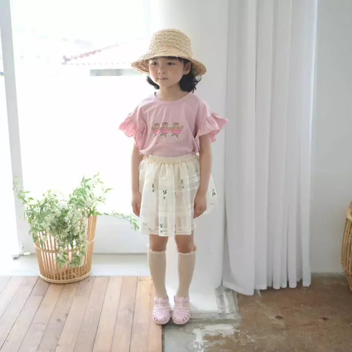 Momo Ann - Korean Children Fashion - #minifashionista - Beller Bear Tee - 3