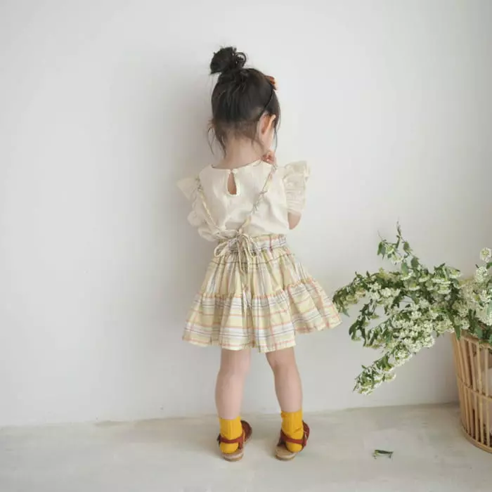 Momo Ann - Korean Children Fashion - #prettylittlegirls - Natural Blouse - 5