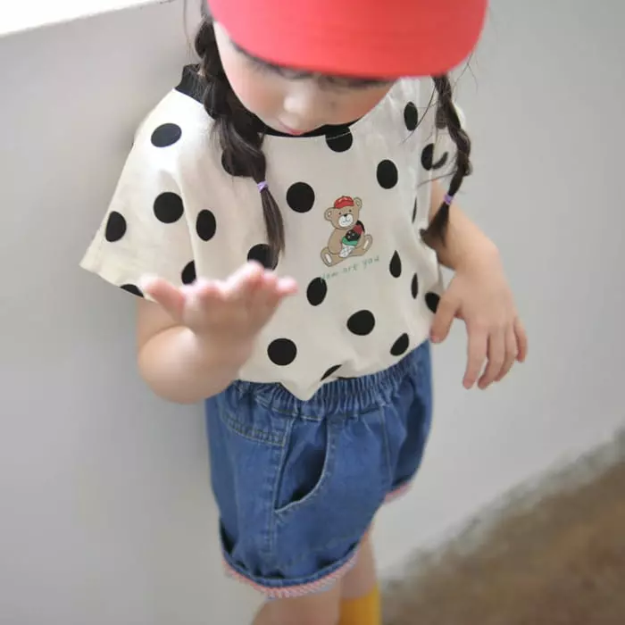 Momo Ann - Korean Children Fashion - #prettylittlegirls - Ice Bear Tee - 6
