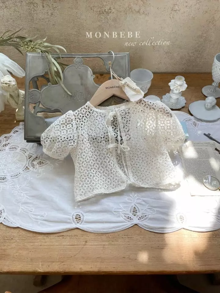 Monbebe - Korean Baby Fashion - #babyboutique - Lace Bolero