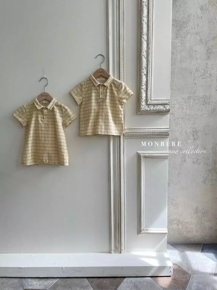 Monbebe - Korean Baby Fashion - #babyboutique - Summer Check Bodysuit - 11
