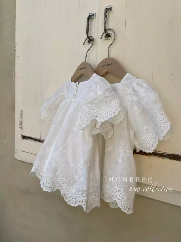 Monbebe - Korean Baby Fashion - #babyboutique - J Lace Bodysuit - 7