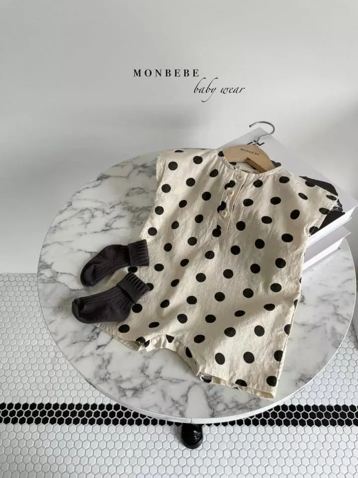 Monbebe - Korean Baby Fashion - #babyfashion - Macaroon Bodysuit - 5