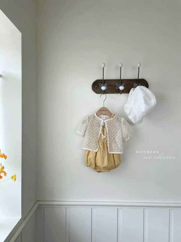 Monbebe - Korean Baby Fashion - #babylifestyle - Check French Bodysuit - 7