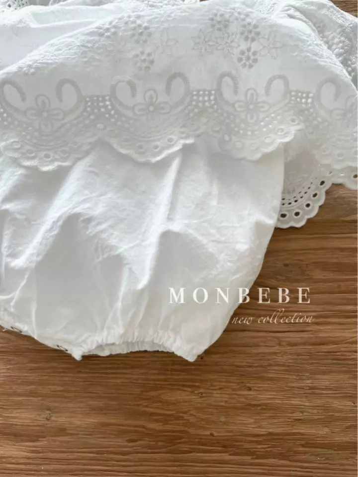 Monbebe - Korean Baby Fashion - #babywear - J Lace Bodysuit - 3