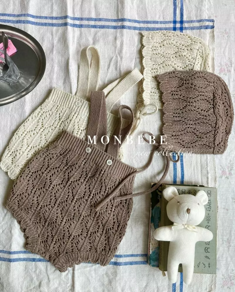 Monbebe - Korean Baby Fashion - #onlinebabyboutique - Summer Scsi Dungarees - 3