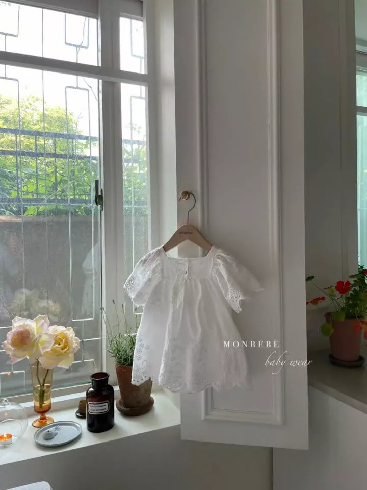Monbebe - Korean Baby Fashion - #babywear - J Lace Bodysuit - 4