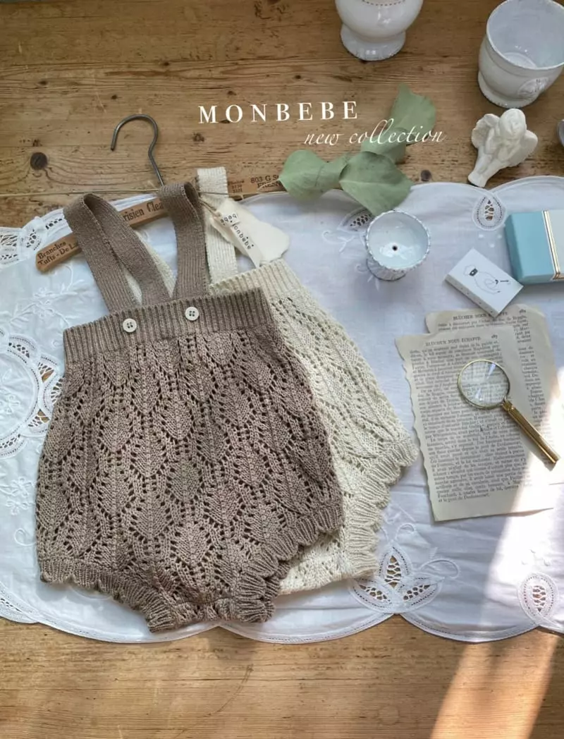Monbebe - Korean Baby Fashion - #onlinebabyboutique - Summer Scsi Dungarees - 4