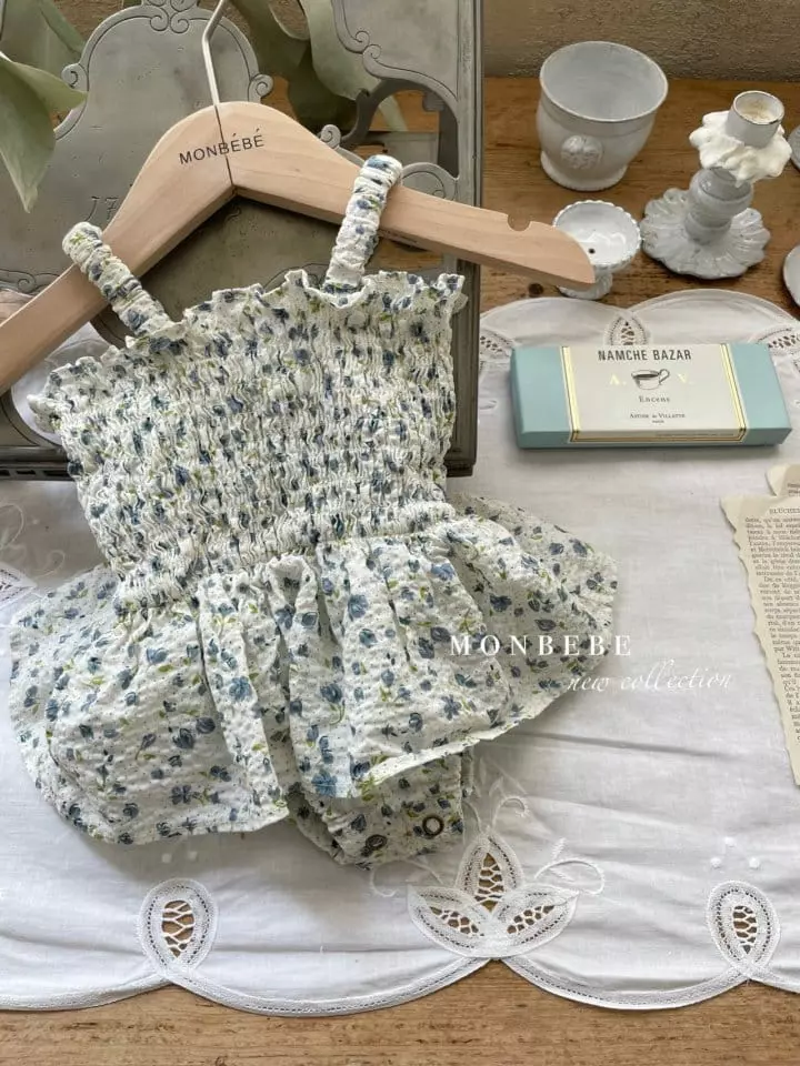 Monbebe - Korean Baby Fashion - #smilingbaby - Blue Berry Bodysuit - 2