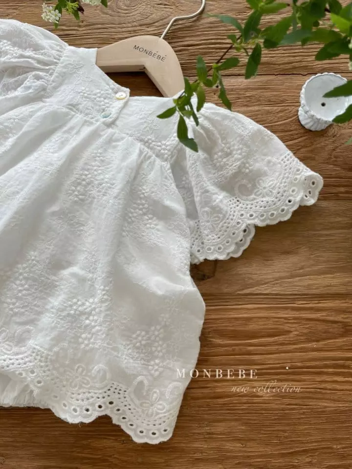 Monbebe - Korean Baby Fashion - #smilingbaby - J Lace Bodysuit - 6
