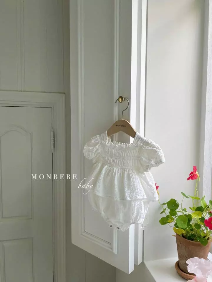 Monbebe - Korean Baby Fashion - #smilingbaby - Rose Gold Bodysuit - 2