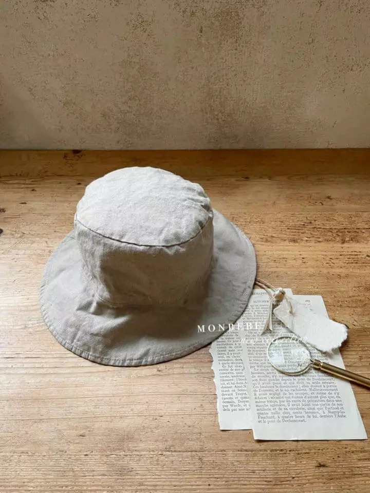 Monbebe - Korean Children Fashion - #Kfashion4kids - Linen Bucket Hat - 3