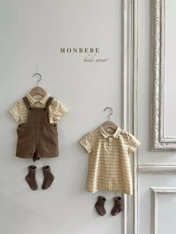 Monbebe - Korean Children Fashion - #childofig - Summer Check Shirt - 11