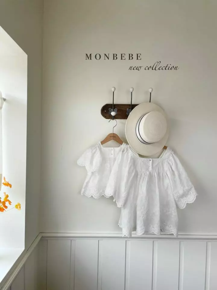 Monbebe - Korean Children Fashion - #childofig - J Lace Blouse - 7