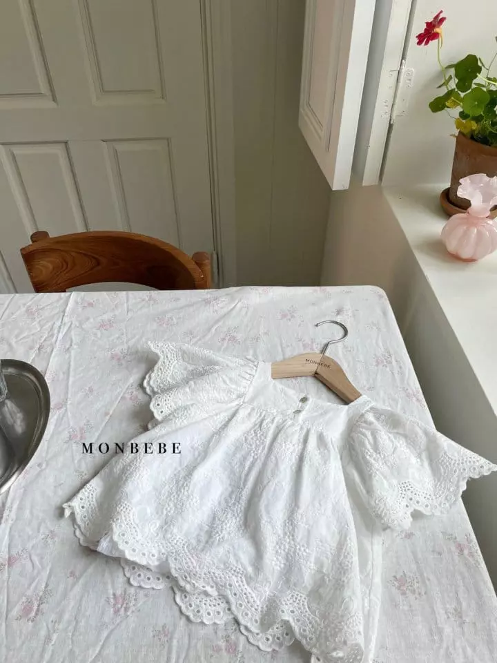 Monbebe - Korean Children Fashion - #fashionkids - J Lace Blouse - 11