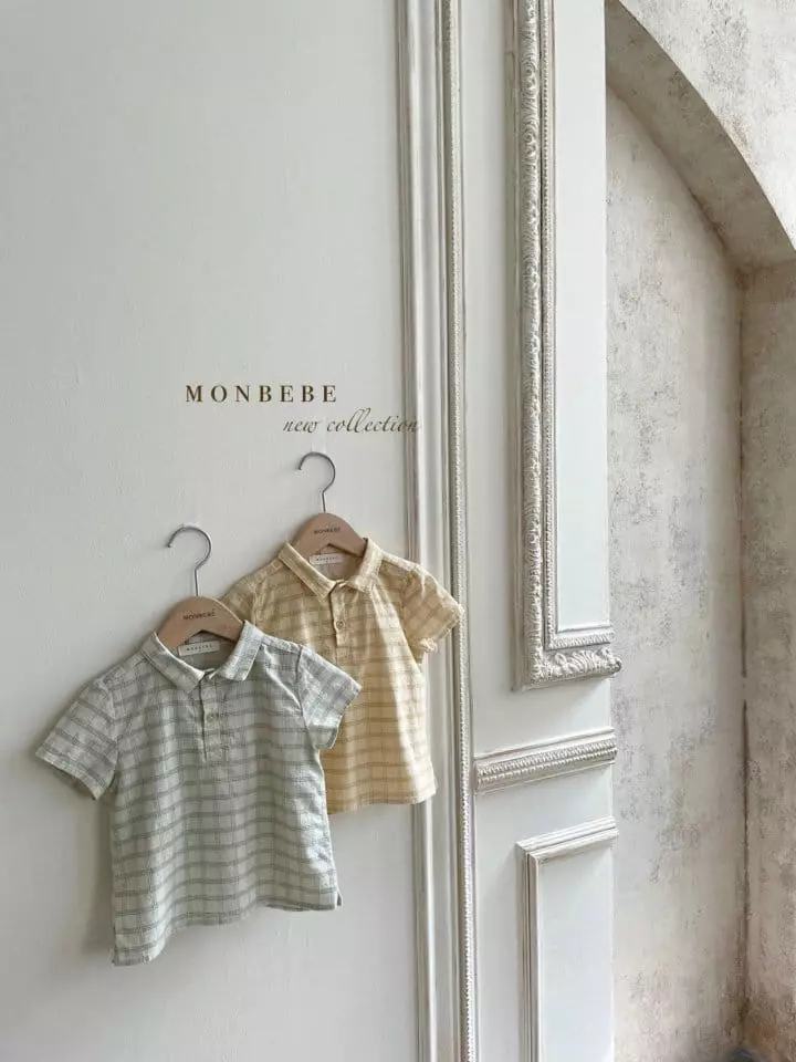 Monbebe - Korean Children Fashion - #kidsstore - Summer Check Shirt - 3