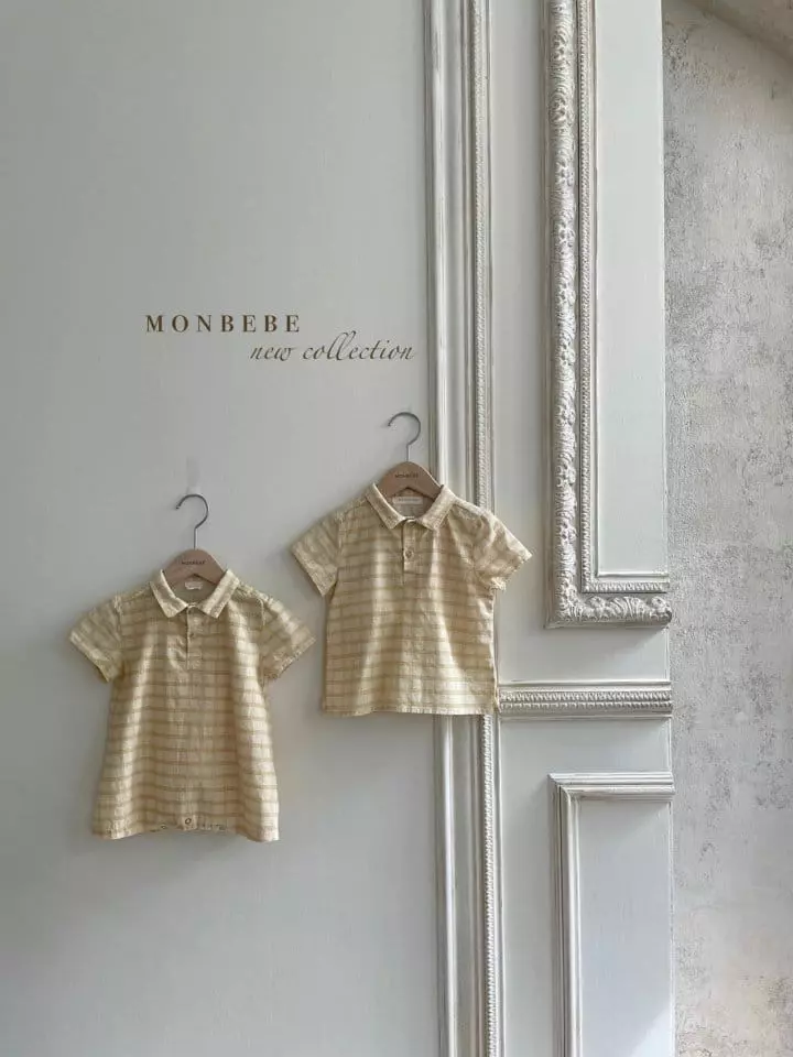 Monbebe - Korean Children Fashion - #kidsstore - Summer Check Shirt - 4