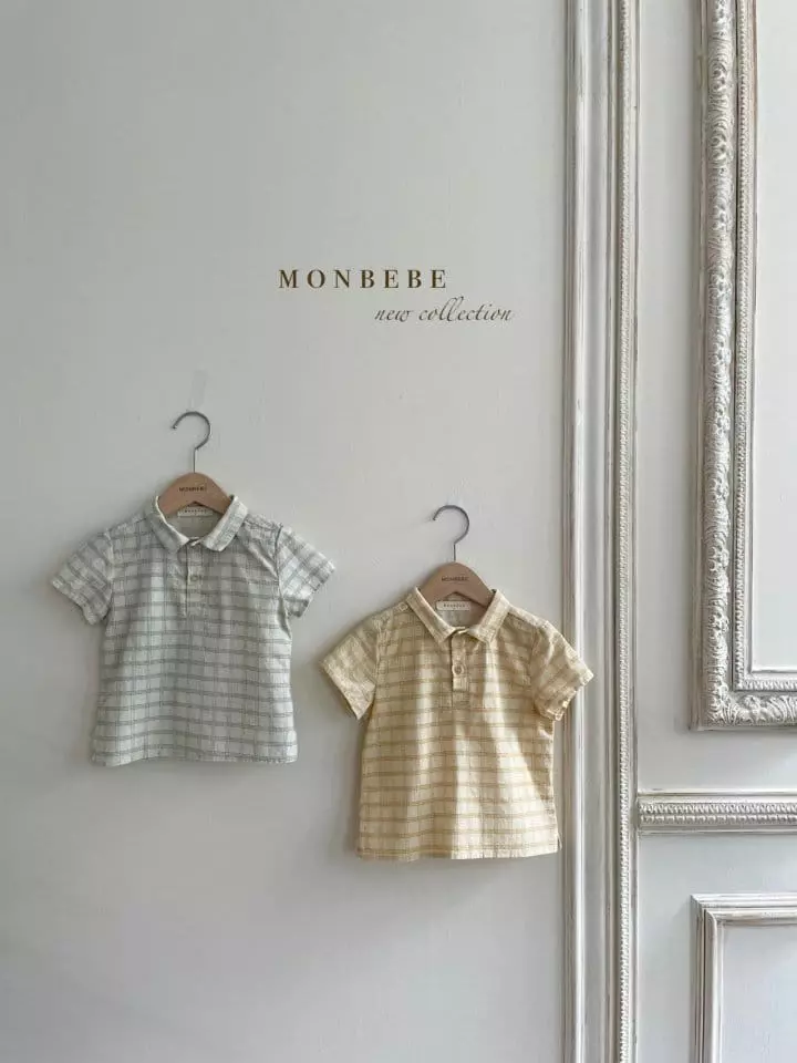 Monbebe - Korean Children Fashion - #littlefashionista - Summer Check Shirt - 6