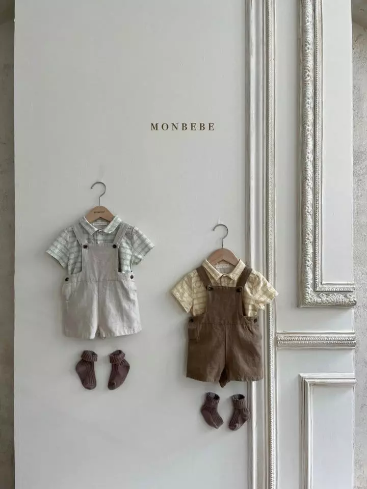 Monbebe - Korean Children Fashion - #magicofchildhood - Summer Check Shirt - 7