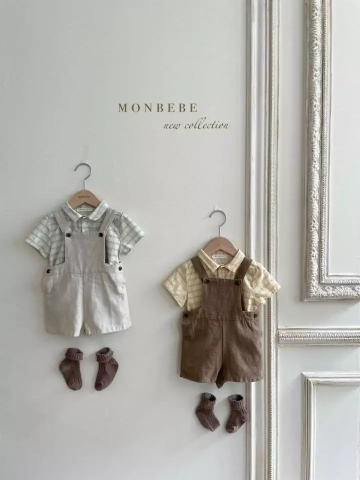 Monbebe - Korean Children Fashion - #prettylittlegirls - Summer Check Shirt - 9