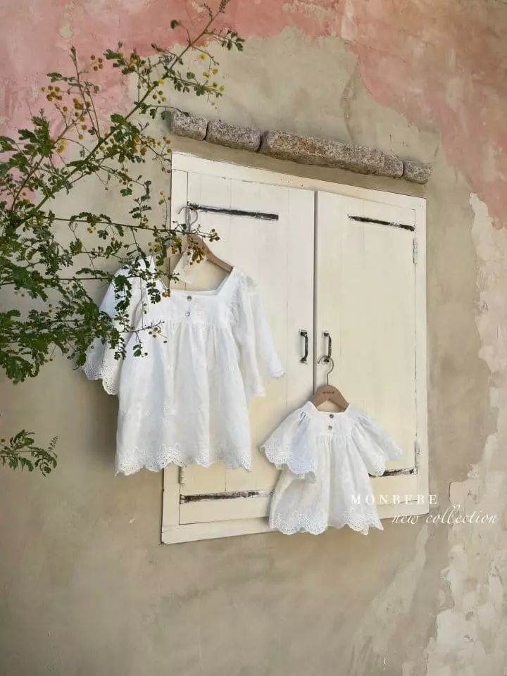 Monbebe - Korean Children Fashion - #prettylittlegirls - J Lace Blouse - 3
