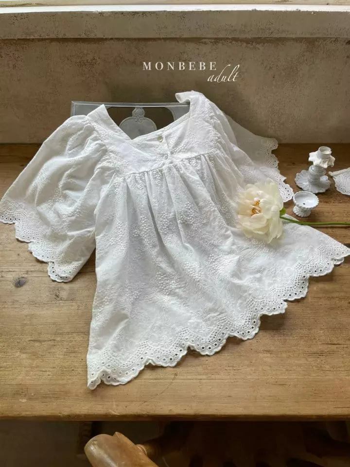 Monbebe - Korean Women Fashion - #momslook - Mom J Lace Blouse - 5