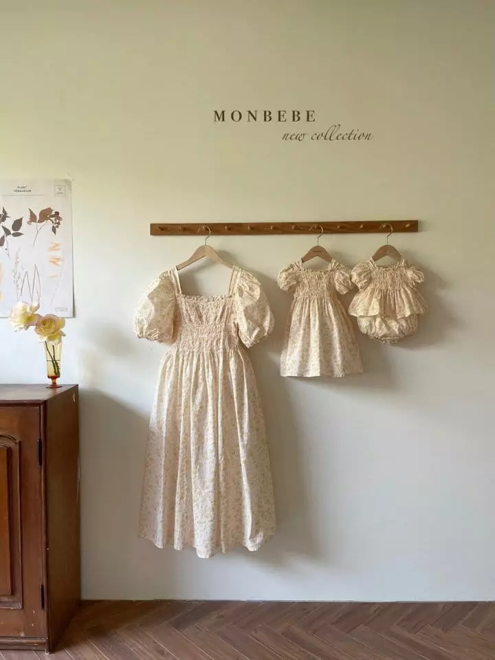 Monbebe - Korean Women Fashion - #momslook - Mom Rose Gold One-piece - 6