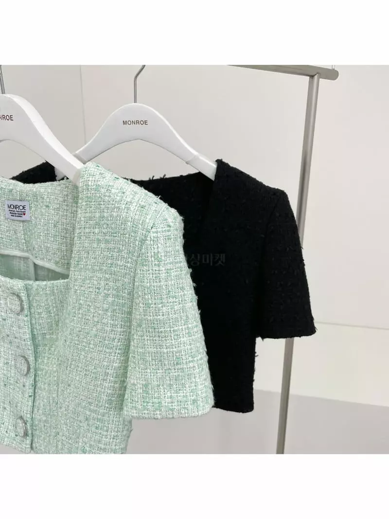 Monroe - Korean Women Fashion - #momslook - Shasha Twid Jacket - 2