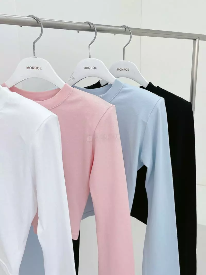 Monroe - Korean Women Fashion - #momslook - Twist Tee - 4