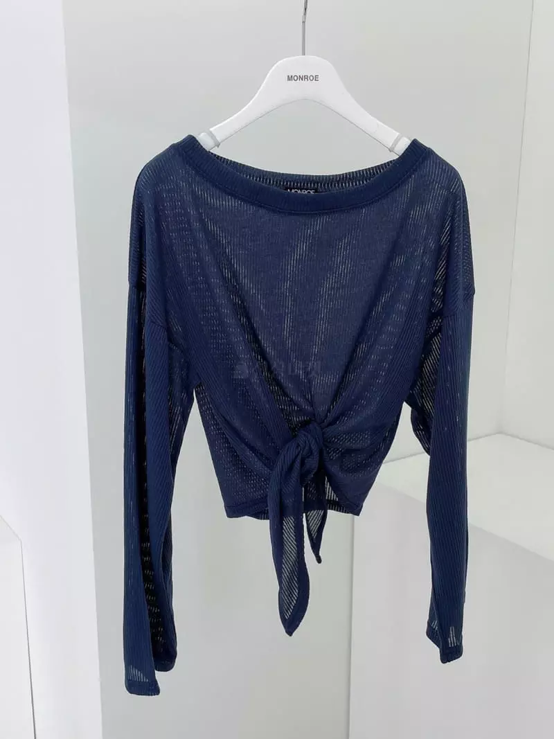 Monroe - Korean Women Fashion - #momslook - Bundle Off Tee