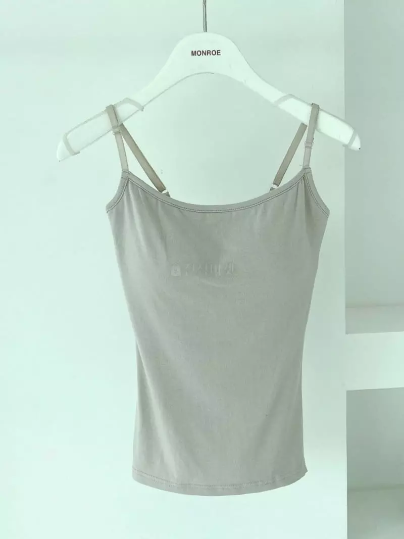 Monroe - Korean Women Fashion - #pursuepretty - Einner Pad Sleeveless - 3