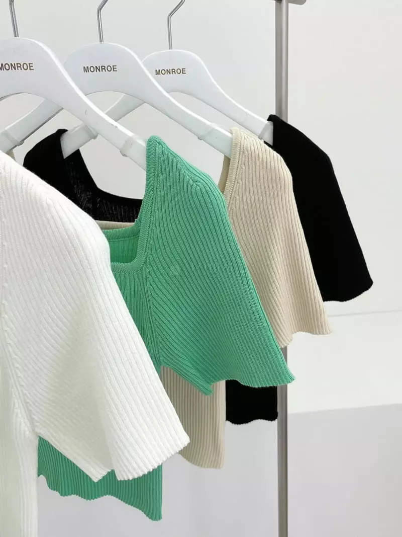 Monroe - Korean Women Fashion - #restrostyle - Wave Rib Knit - 4