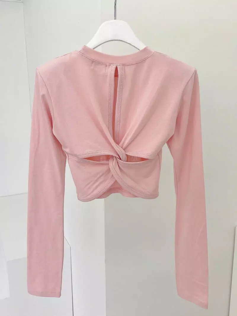 Monroe - Korean Women Fashion - #womensfashion - Twist Tee - 2