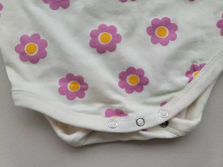 Moran - Korean Baby Fashion - #babyfashion - Mong Flwoer Bodysuit with Hairband - 4