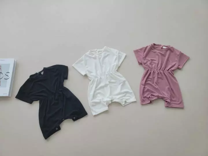 Moran - Korean Baby Fashion - #onlinebabyboutique - Cool Pleats Bodysuit with Hairband - 7