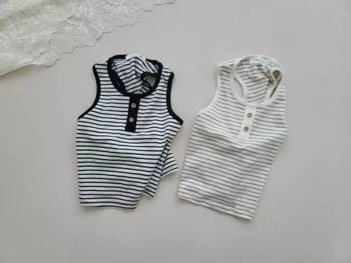 Moran - Korean Children Fashion - #childrensboutique - Mango Button Set - 3