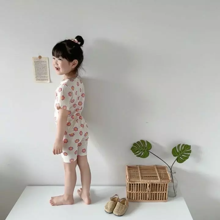 Moran - Korean Children Fashion - #childrensboutique - Monon Flowerr Easywear