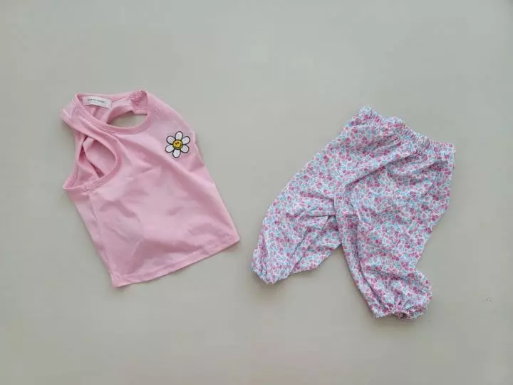 Moran - Korean Children Fashion - #designkidswear - Dasiy Mango Sleeveless - 2