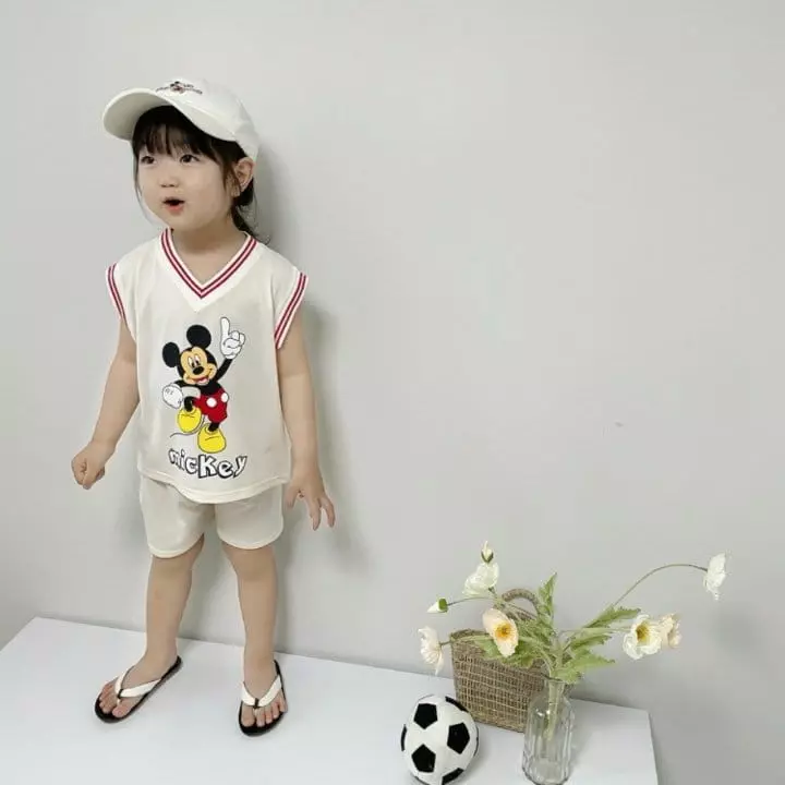 Moran - Korean Children Fashion - #discoveringself - Crunch Top Bottom Set - 5