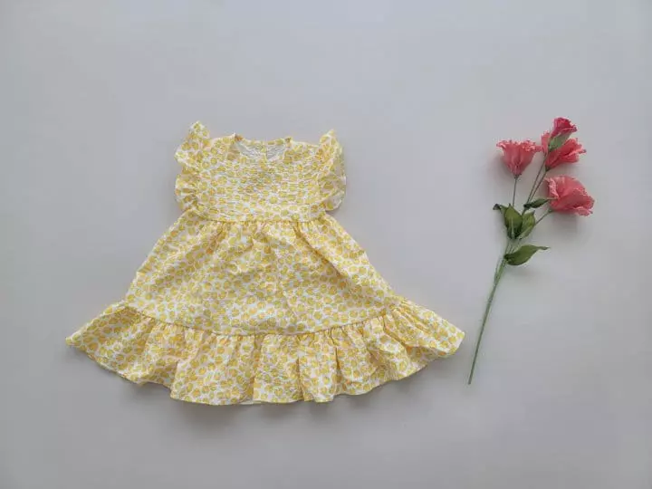 Moran - Korean Children Fashion - #fashionkids - Lime Long One-piece - 5