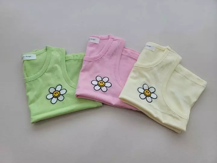 Moran - Korean Children Fashion - #discoveringself - Dasiy Mango Sleeveless - 4