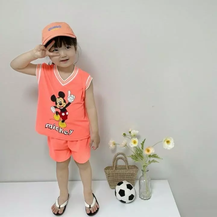 Moran - Korean Children Fashion - #kidsstore - Crunch Top Bottom Set - 8