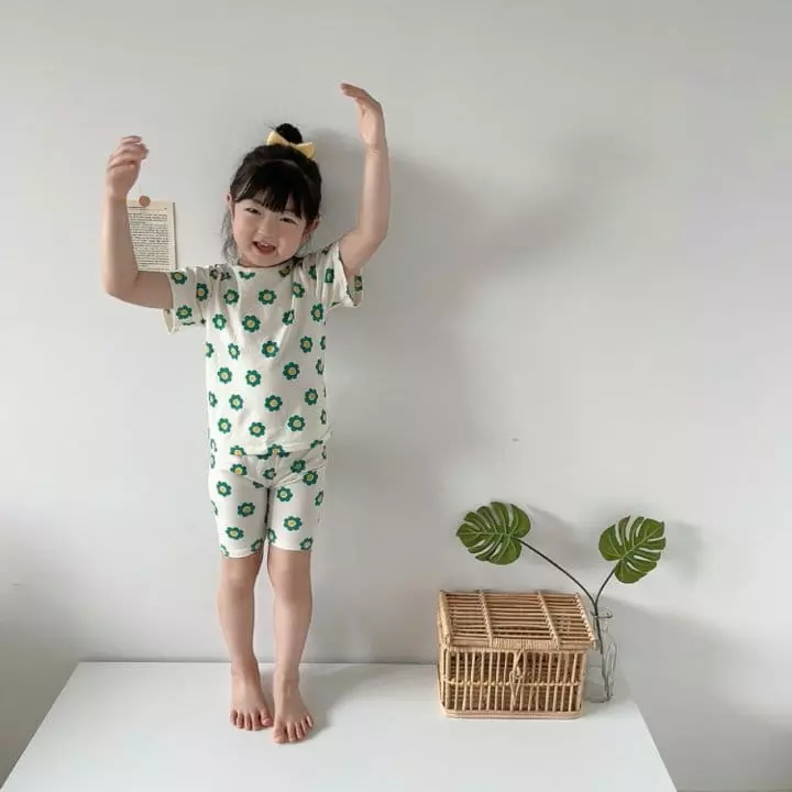 Moran - Korean Children Fashion - #kidzfashiontrend - Monon Flowerr Easywear - 7