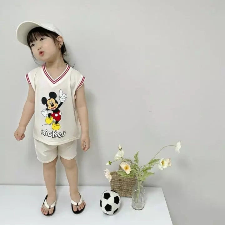 Moran - Korean Children Fashion - #kidzfashiontrend - Crunch Top Bottom Set - 9