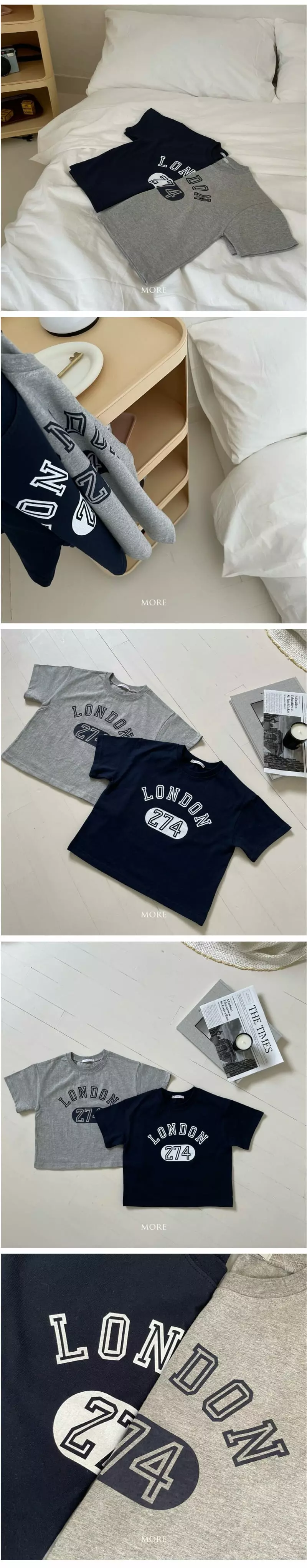 More - Korean Children Fashion - #kidzfashiontrend - Londun 274 Tee - 4