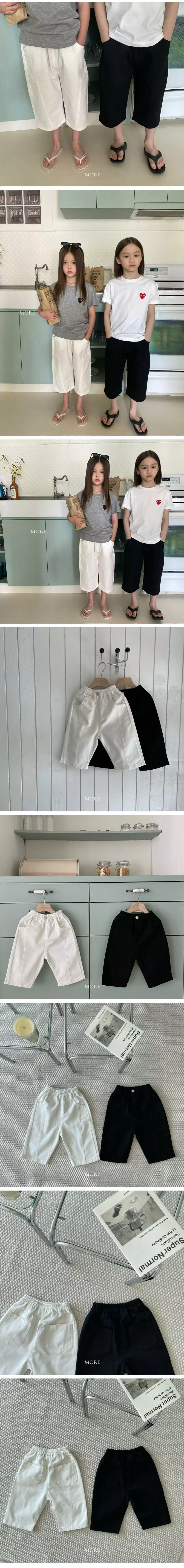 More - Korean Children Fashion - #childofig - Denim Capri Jeans - 3