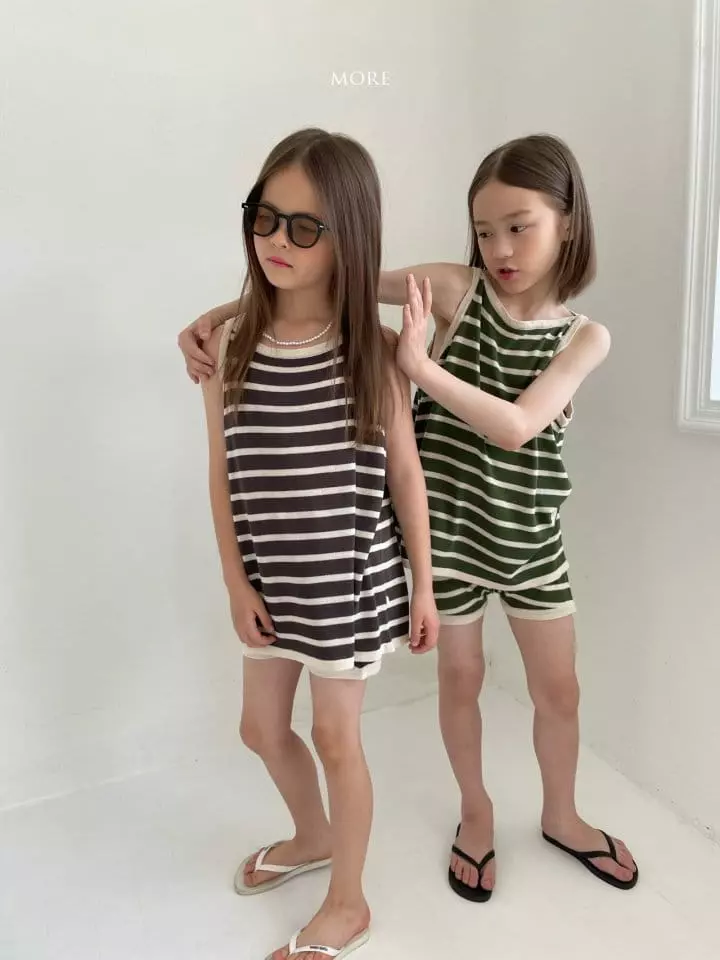 More - Korean Children Fashion - #designkidswear - Siant Sleeveless Knit Set - 3