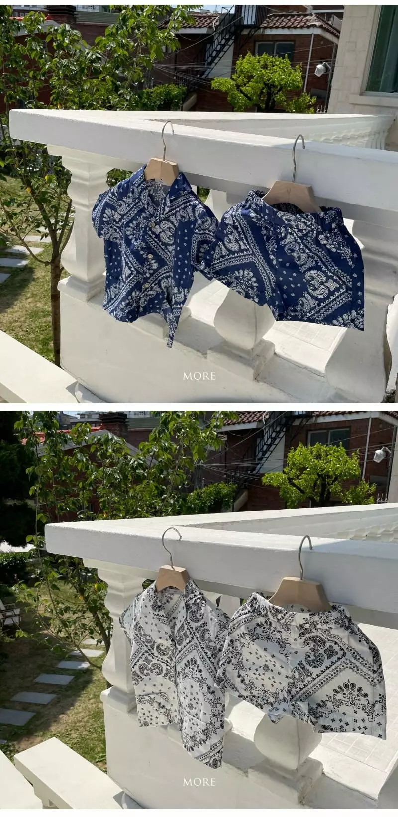 More - Korean Children Fashion - #designkidswear - Bandana Top Bottom Set - 4