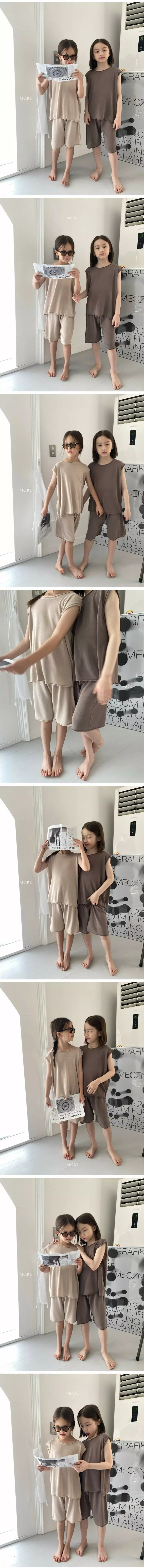 More - Korean Children Fashion - #Kfashion4kids - Daily Sleeveless Knit sEt - 4
